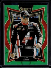 2025 Select Racing Cole Custer #38 Green grandstand Prizm 3/5!