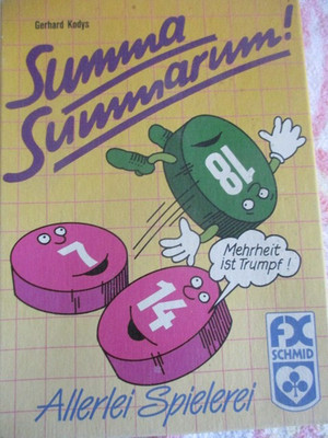 Summa Summarum, ein taktisches Zahlenduell für 2 Personen ab 8 J., F. X. Schmid