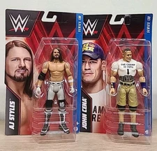 2 X Mattel WWE Action Figure Series 130 AJStyles & John Cena 6" Action Figure