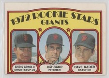 1972 O-Pee-Chee 1972 Rookie Stars Chris Arnold Jim Barr Dave Rader #232 0m8e