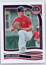 2024 Panini Stars & Stripes USA Baseball Brady Bickham #144 USA