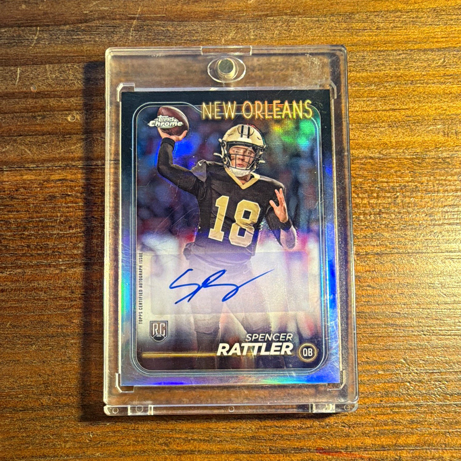 Spencer Rattler Topps Chrome #213 Base