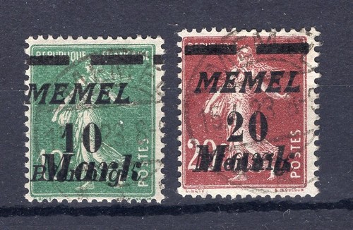 Memel 108/109 Stamped Set (74244