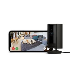 Ring Indoor Camera (2nd Gen) - Plug In Pet Security Camera, 2-Way Talk - Black