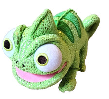 Disney Store Tangled Pascal The Chameleon Metallic Green 9" Plush Stuffed Toy