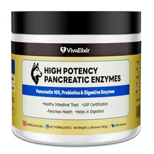 Pancreatic Enzymes for Dogs   10X Pancreatin Digestive Enzyme Powder   Dog EP...