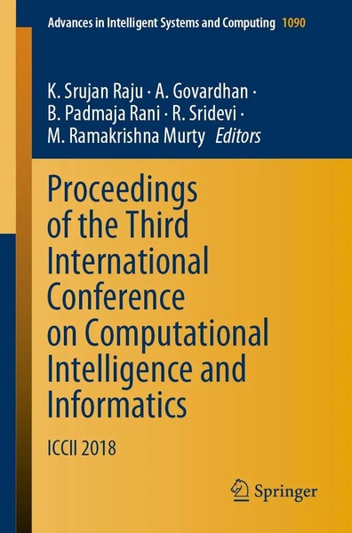 K. Srujan Raju (U. A.) | Proceedings Of The Third International Conference On...-image