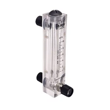 0.1-40 m³/h LZM-15T PMMA Gas Flowmeter Air Flow Meter Rotameter With Valve