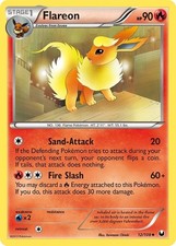Pokémon TCG - Flareon - 12/108 - Uncommon - B&W: Dark Explorers [Moderate Play]