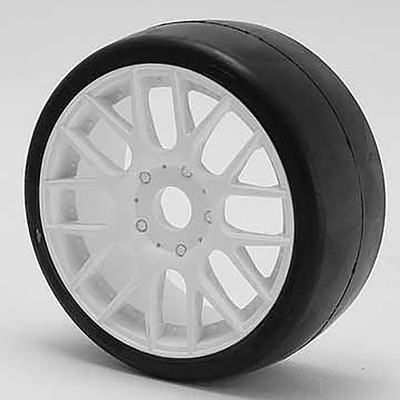 Sweep Racing 1/8TH GT R2 Pro Compound Slick geklebt 40 Grad / weiß Rad (2) GTR2...
