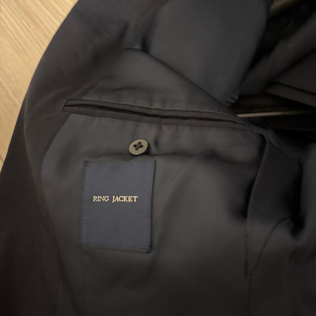 Navy Suit Navy solid set from RING JACKET made fr… - image 10