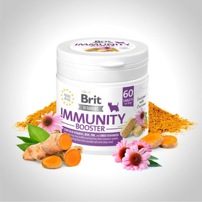 BRIT Vitamins Immunity Booster gesunde Darmflora, bessere Immunität 60 Tab.