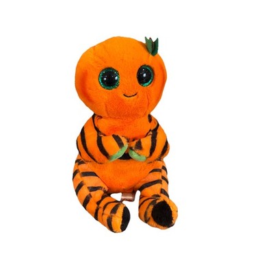 Ty Beanie Baby Bellies - TRICKSTER Pumpkin 6'' Stuffed Animal Plush Toy