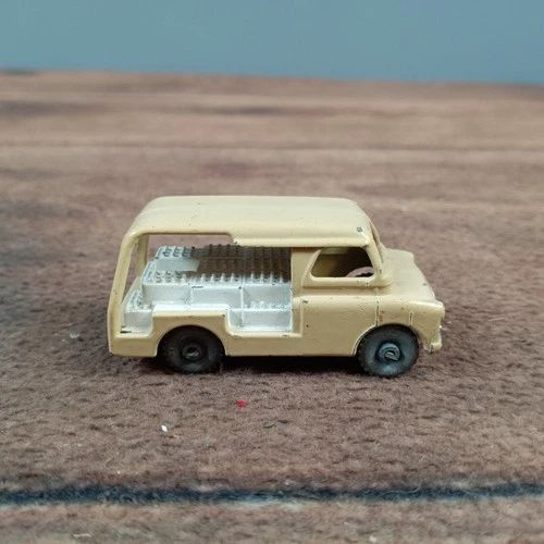Matchbox Lesney No 29 Bedford Milk Delivery Van Tan Made in England Vintage