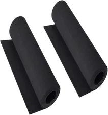 2-Pack Black Eva Foam Cosplay Sheets roll, Premium eva 2mm Thick, 13.5" x 49", 
