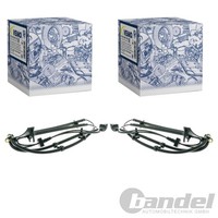 2X Vemo ABS-SENSOR Raddrehzal Hinten Passend FüR Ford Fiesta Fusion Mazda 2