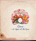 QUEEN on LP  " A NIGHT AT THE OPERA " rock hard rock