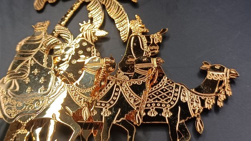 Danbury Como Nuevo Adorno de Navidad Tres Reyes en Camellos 2015. D2198 - Imagen 9 de 9