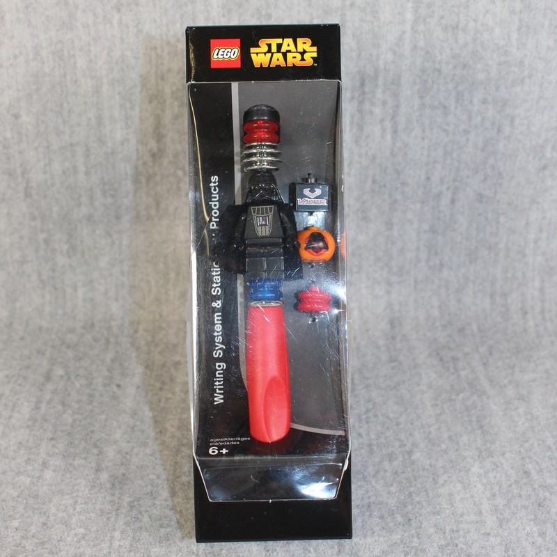 LEGO STAR WARS Darth Vader Pen Writing System 3107 Build Mini Figure 2005 New