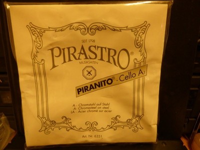 Pirastro Piranito. Cello Saiten Set. 4/4 Größe. 3/4-1/2 Größe. 1/4-1/8 Größe