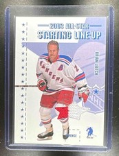 2003-04 Be a Player Memorabilia All Star Lineup Relic Brian Leetch