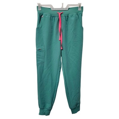 FIGS Zamora Jogger Scrub Pants Medical Uniform Women's Small Color: Lagoon NWT