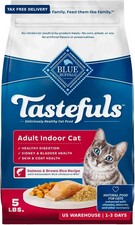 Blue Buffalo Tastefuls Salmon Adult Indoor Dry Cat Food, 5 lb