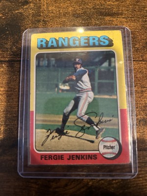 1975 Topps # 60 Fergie Jenkins Excellent