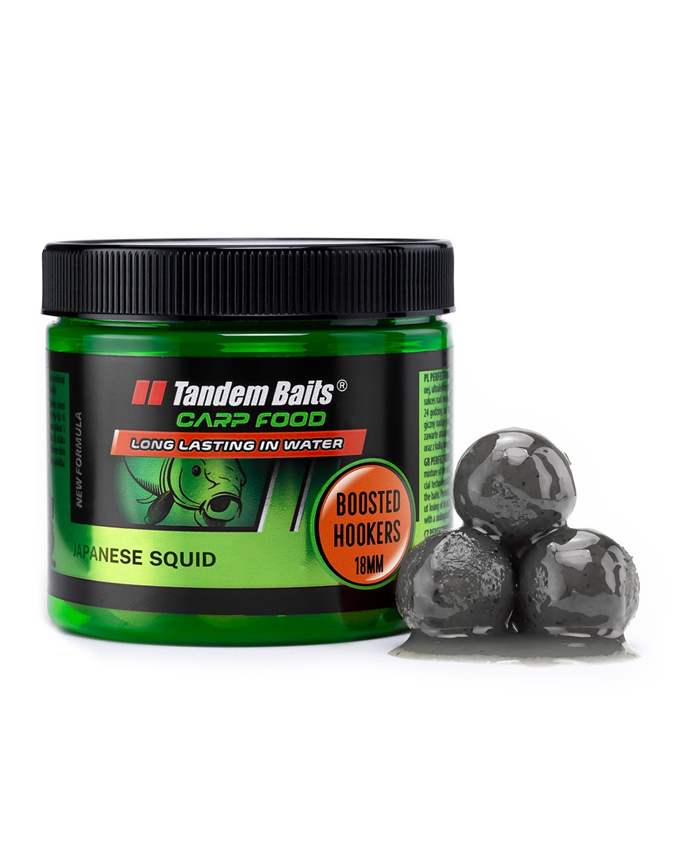 Tandem Baits Boilies Boosted Hookers CF 18 mm–300 g Calamaro Giapponese