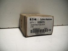 EATON CUTLER-HAMMER 10250T3 T2009 CONTACT BLOCK 2 N.C. ITH 10AMPS 660V NEW!!