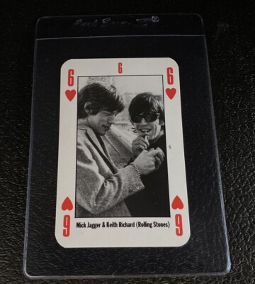1992 NME Card The Rolling Stones Mick Jagger Keith Richards New Musical Express