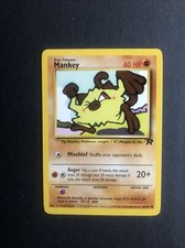 Pokémon TCG Mankey Team Rocket 61 Regular Unlimited Common