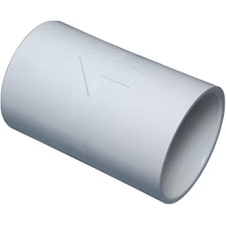 Waterway Plastics 550-6800 2 in. Flapper Check Valve Body - White - Picture 2 of 2