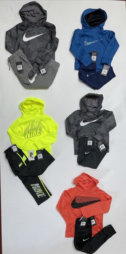 NIKE Boys Sweatsuits 2PC Sets, DRI-FIT or Regular Jogger Sets Sizes 4-7  RT  $82 - Foto 1 di 22