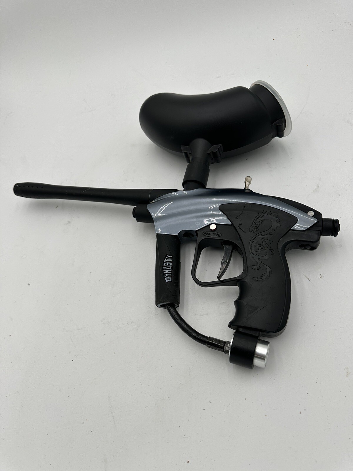 Dynasty Paintball Marker Black And Grey W/hopper
