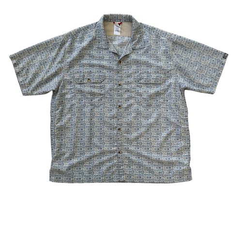 The North Face Button Up Short Sleeve Camp Outdoor Shirt Size XL
