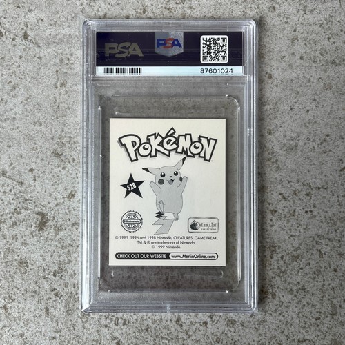 PSA 10 MISTY #S28 - 1999 Pokemon Holo Prism Merlin Sticker GEM MINT! - Picture 2 of 2