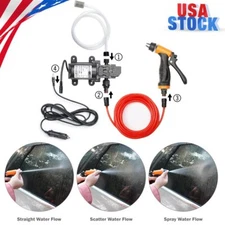160PSI Electric Car Auto Cleaner Washer Spray Gun Kit with Water Pump 100W 12V