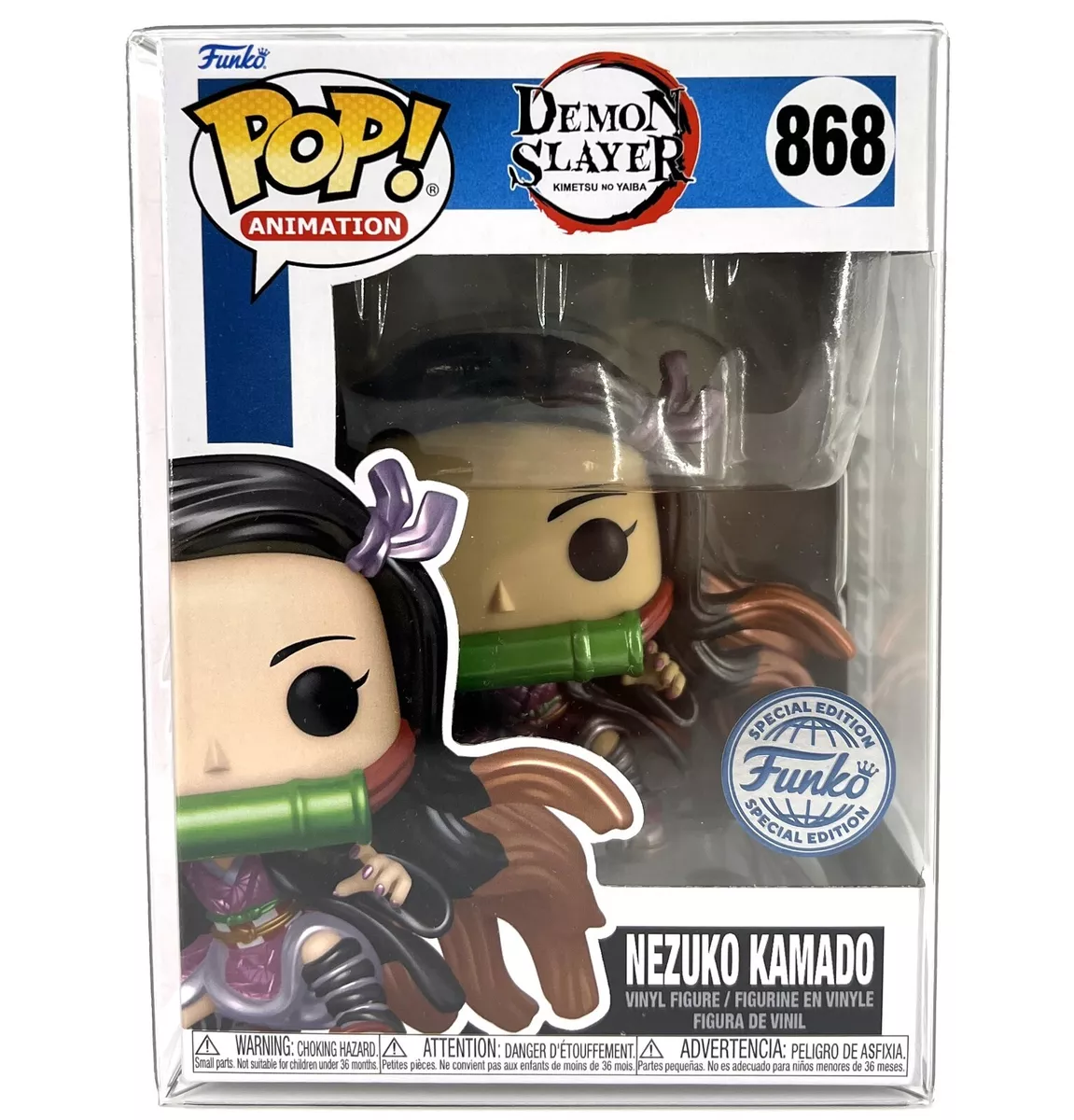 Funko Pop! Demon Slayer Nezuko Kamado 868 Original Boneco Colecionavel -  Moça do Pop - Funko Pop é aqui!