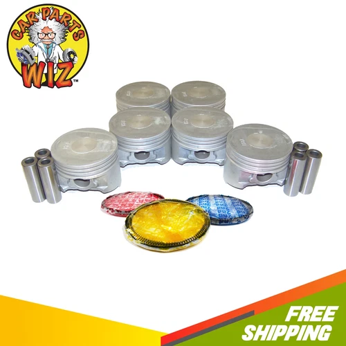 Engine Pistons and Rings Fits 92-96 Mitsubishi Diamante 3.0L VIN H Cu181 6G72