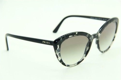 NEW PRADA SPR 02V 528/0A7 GREY HAVANA 