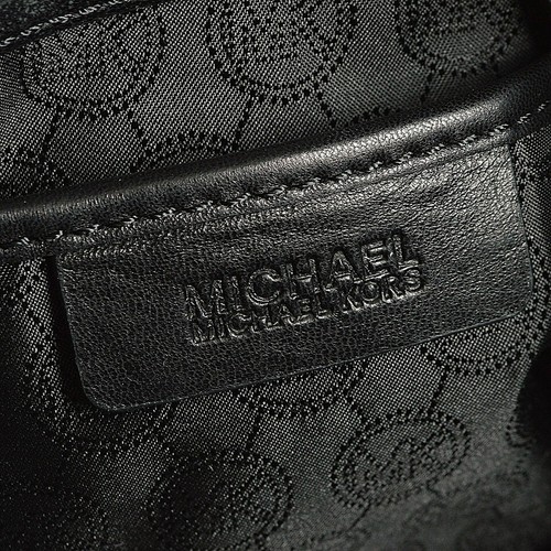 🌞MICHAEL KORS SUSANNAH BLACK QUILT LEATHER GOLD LOGO MEDIUM SHOULDER BAG🌺NWT! - Picture 14 of 18