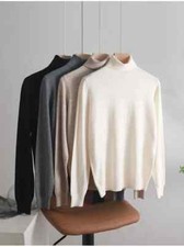 Autumn Winter Basic Slim Soft Sweater Knitted Pullover Casual Long Sleeve Top