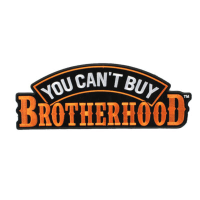 Biker Chopper You Can`t Buy Brotherhood Aufbügler Aufnäher Patch Backpatch Groß