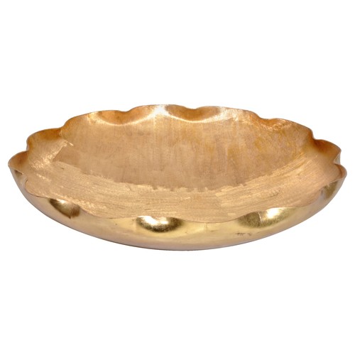 A & B Home 41883 D22.5x5 Inch Westby Decorative Bowl, Antique Gold A & B Home 41883 D22.5x5 Inch Westby Decorative Bowl, Antique Gold