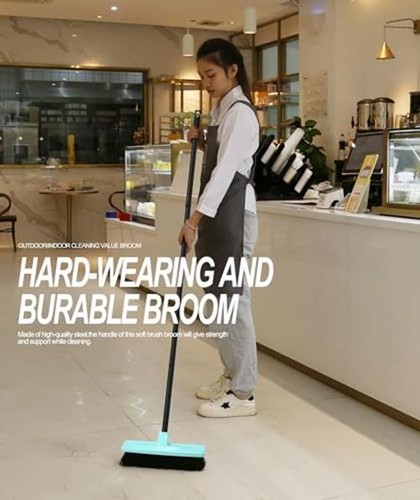 24 inches Push Broom Outdoor Heavy Duty Broom for Deck  Assorted Sizes  - Picture 25 of 28