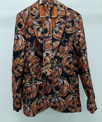 SMIFFYS STAND OUT 3 Piece Orange/Black Pumpkin Suit - Picture 2 of 14