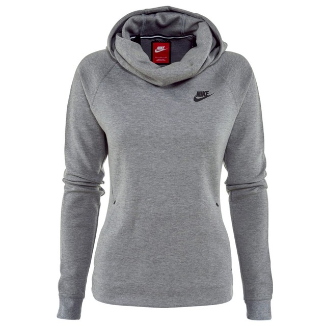 nike tech fleece hoodie grey