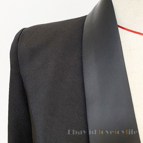 Zweireihiges Mini Blazer Kleid mit Goldknöpfen Freizeit Lang Anzug Jacke Mantel - Bild 16 von 39