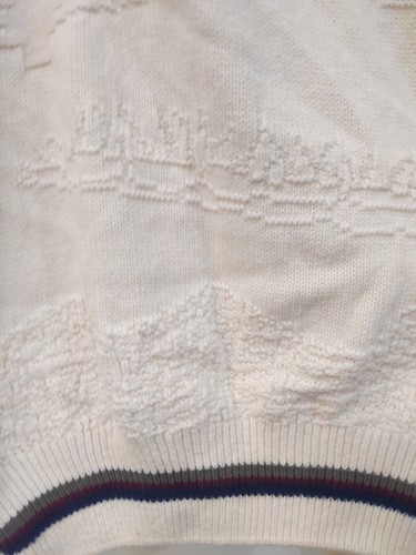 Vtg Shenandoah Golf Sweater Embroidered No.18 Hole Sz L - Picture 4 of 12